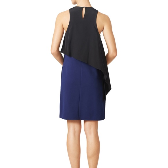 EXC COND Tibi ‘Mimi’ Dress Navy Blue/Black RRP $525 Size 6 - Picture 3 of 4